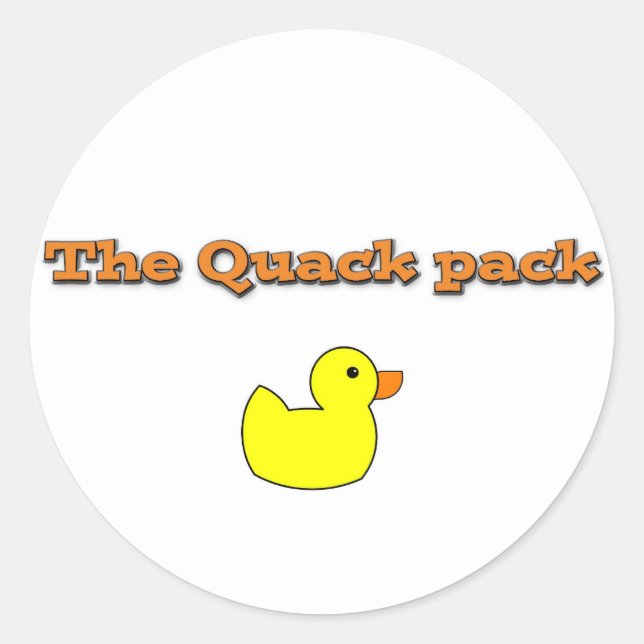 Adesivo Redondo o quackpack.png (Frente)