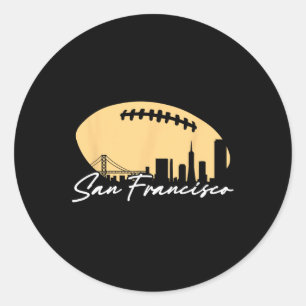 Adesivo Redondo O Quadro De Futebol Da Sua Cidade, San Fran