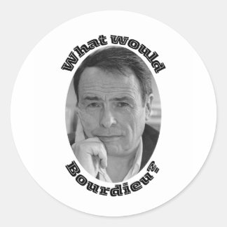 Adesivo Redondo O Que Bourdieu Iria?