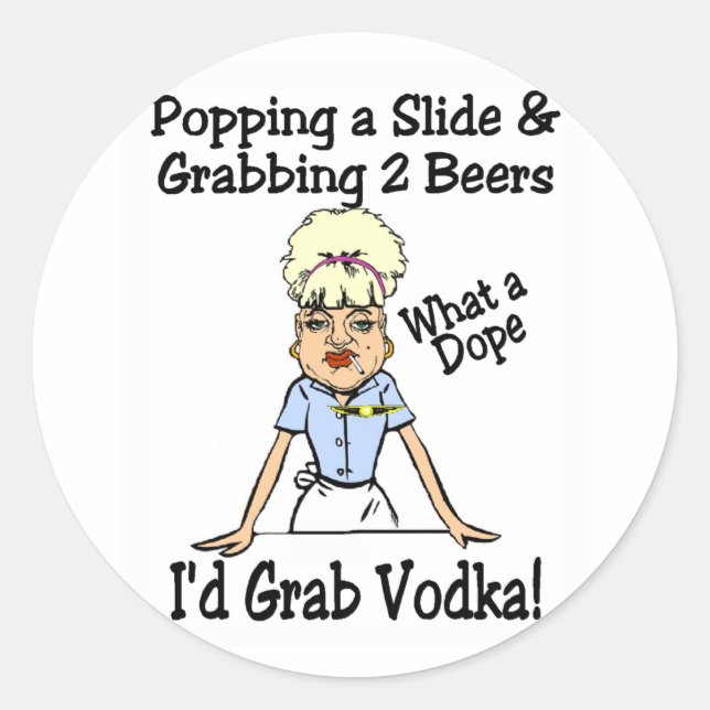 Adesivo Redondo O que é um Dope (Frente)