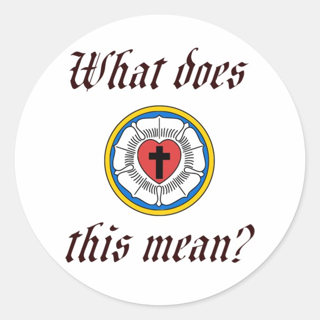 Adesivo Redondo O Que Isso Significa? (Frente)