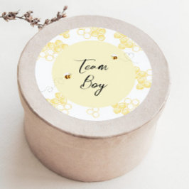 Adesivo Redondo O que será o bebê da equipe?