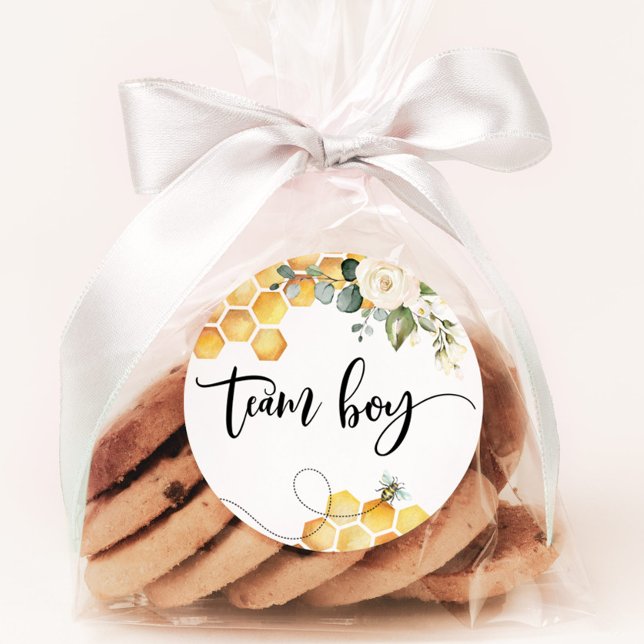 Adesivo Redondo O que vão ser os autocolantes de bebês? (Criador carregado)