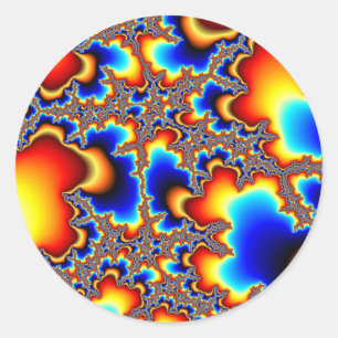 Adesivo Redondo O que vem depois - Fractal