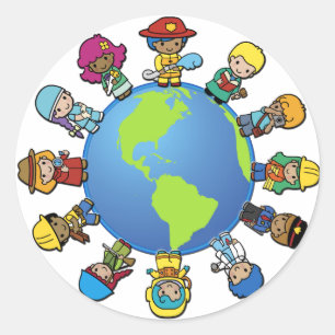 Adesivo Redondo O Que Você Quer Ser (Quando Crescer)?