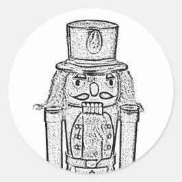 Adesivo Redondo O Quebra-Nozes