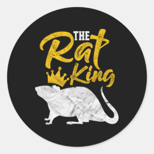 Adesivo Redondo O Rat King Rat Owner