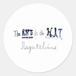 Adesivo Redondo O RAT no HAT