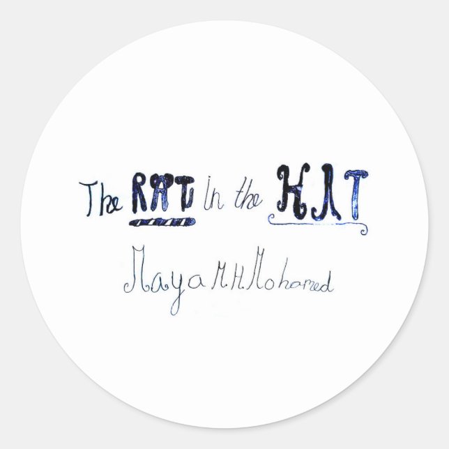 Adesivo Redondo O RAT no HAT (Frente)