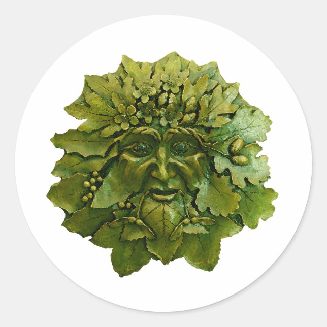 Adesivo Redondo O Rei do Oak (Frente)