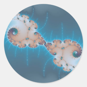 Adesivo Redondo O Rei - Fractal