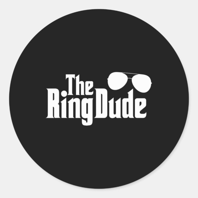 Adesivo Redondo O Ring Dude Bowtie Ring Bes. (Frente)