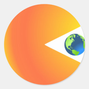 Adesivo Redondo O Sol Engolirá a Terra