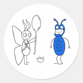 Adesivo Redondo O SPOOOOONNNN É Muito Grande