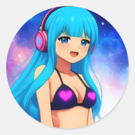 Adesivo Redondo O Stellargroove Mizaki Round Sticker #02