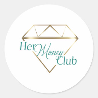 Adesivo Redondo O Sticker do Money Club