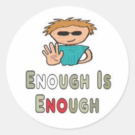 Adesivo Redondo O Suficiente