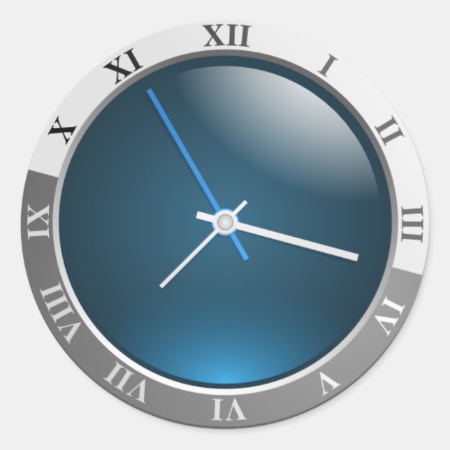 Adesivo Redondo O tempo está se aproximando - SRF (Frente)