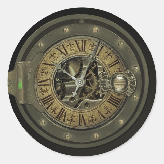 Adesivo Redondo O Transacionador do Professor Temple (Frente)