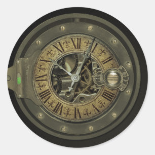 Adesivo Redondo O Transtemporator do templo de Professsor