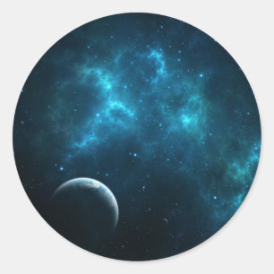 Adesivo Redondo O universo