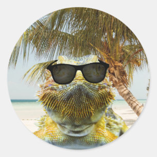 Adesivo Redondo O verão está chegando
