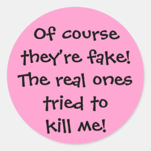 Adesivo Redondo O verdadeiro "Sticker"