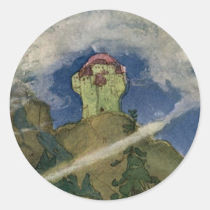 Adesivo Redondo O Vinheta das Fadas