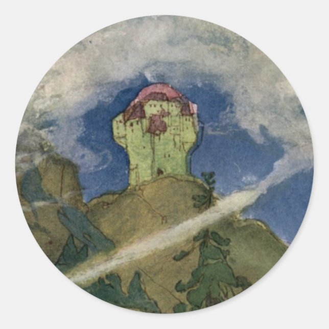 Adesivo Redondo O Vinheta das Fadas (Frente)