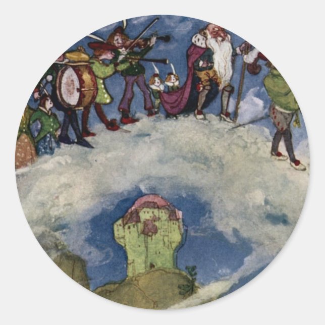 Adesivo Redondo O Vinheta das Fadas (Frente)