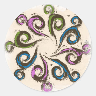 Adesivo Redondo O Vinheta Grande