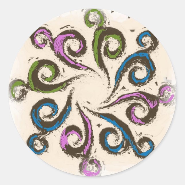 Adesivo Redondo O Vinheta Grande (Frente)