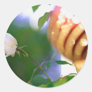 Adesivo Redondo O White Christmas aumentou