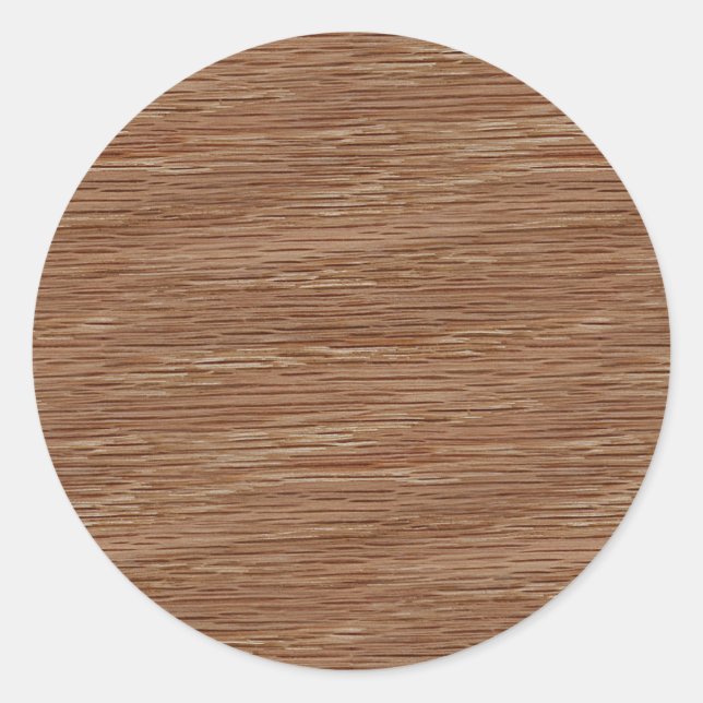 Adesivo Redondo Oak Wood Grain Look (Frente)