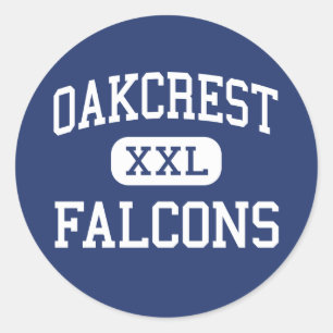 Adesivo Redondo Oakcrest - Falcons - alto - aterragem de maio