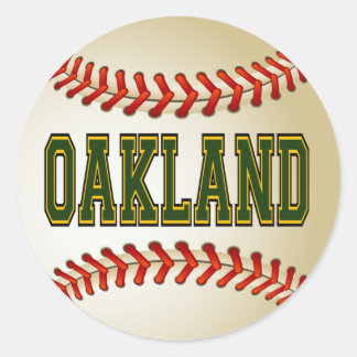 ADESIVO REDONDO OAKLAND BASEBALL