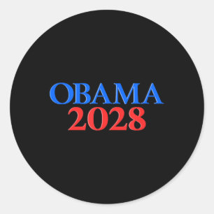 Adesivo Redondo Obama 2028 _9