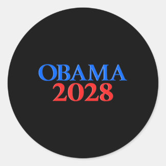 Adesivo Redondo Obama 2028 _9