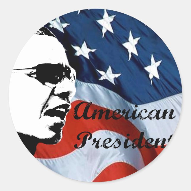 Adesivo Redondo Obama Gifts 2 (Frente)