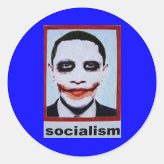 Adesivo Redondo Obama Sticker