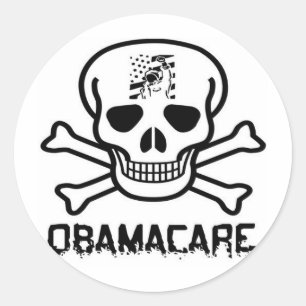 Adesivo Redondo Obamacare