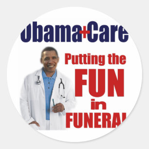 Adesivo Redondo ObamaCare