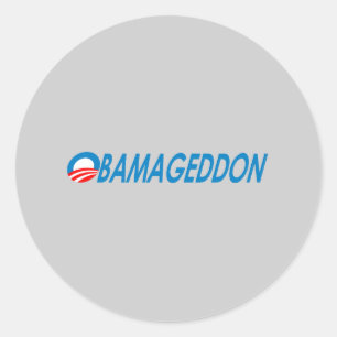 Adesivo Redondo Obamageddon