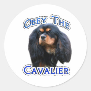 Adesivo Redondo Obedeça ao cavaleiro - Sticker