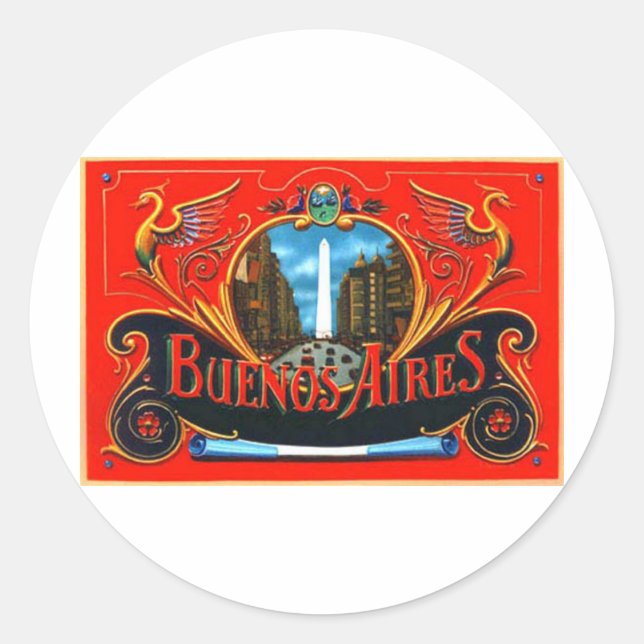 Adesivo Redondo Obelisco firulete (Frente)