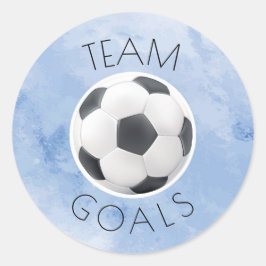 Adesivo Redondo Objetivos ou metas da equipe de Arcos