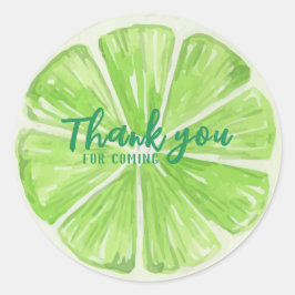 Adesivo Redondo Obrigada fim de semana da Margs & Matrimony