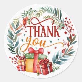 Adesivo Redondo Obrigado