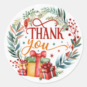 Adesivo Redondo Obrigado