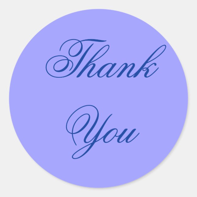 Adesivo Redondo Obrigado (Frente)